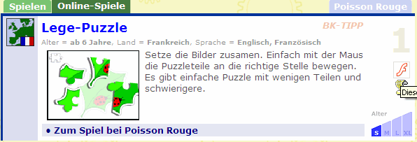 Www.blinde-Kuh.de : Linktipps | kindersache / Die blinde kuh ist eine suchmaschine für kinder.